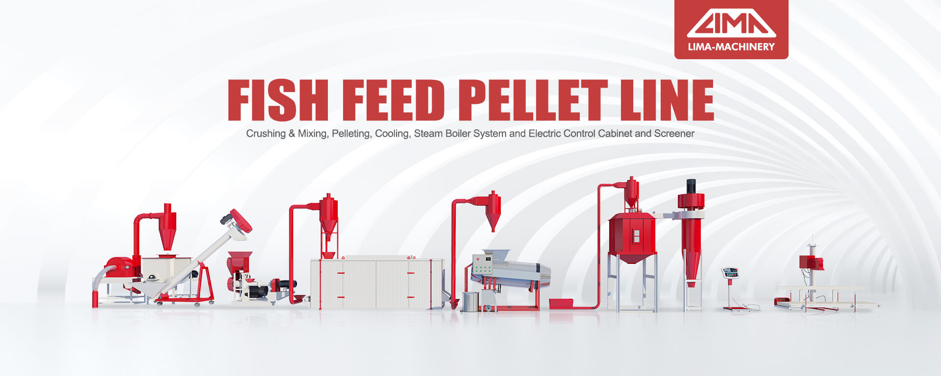 Fish feed pellet production line